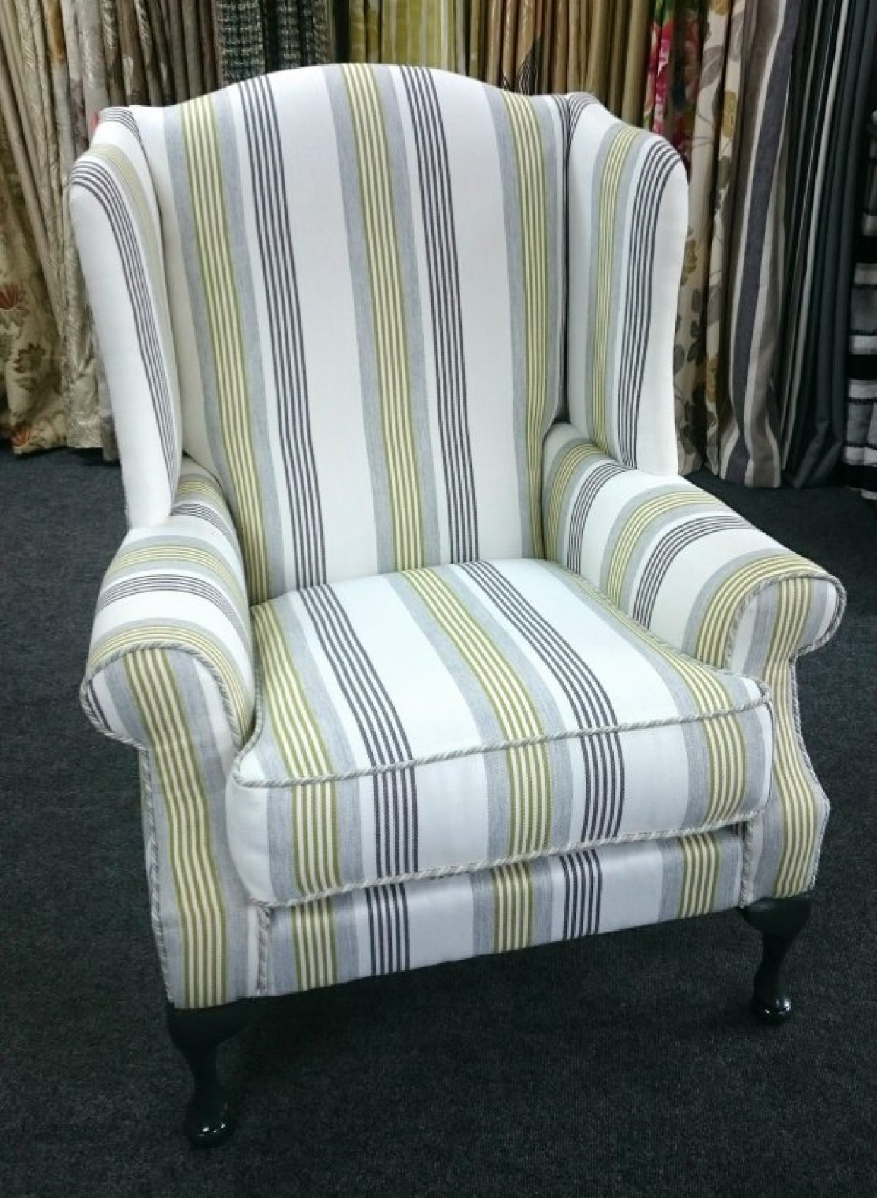 Custom King wing back chair TOP SELLER