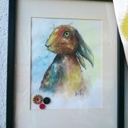 Rabbit watercolour