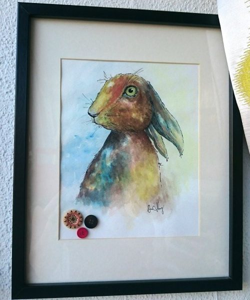 Rabbit watercolour