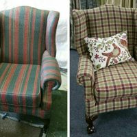 Wing back chair