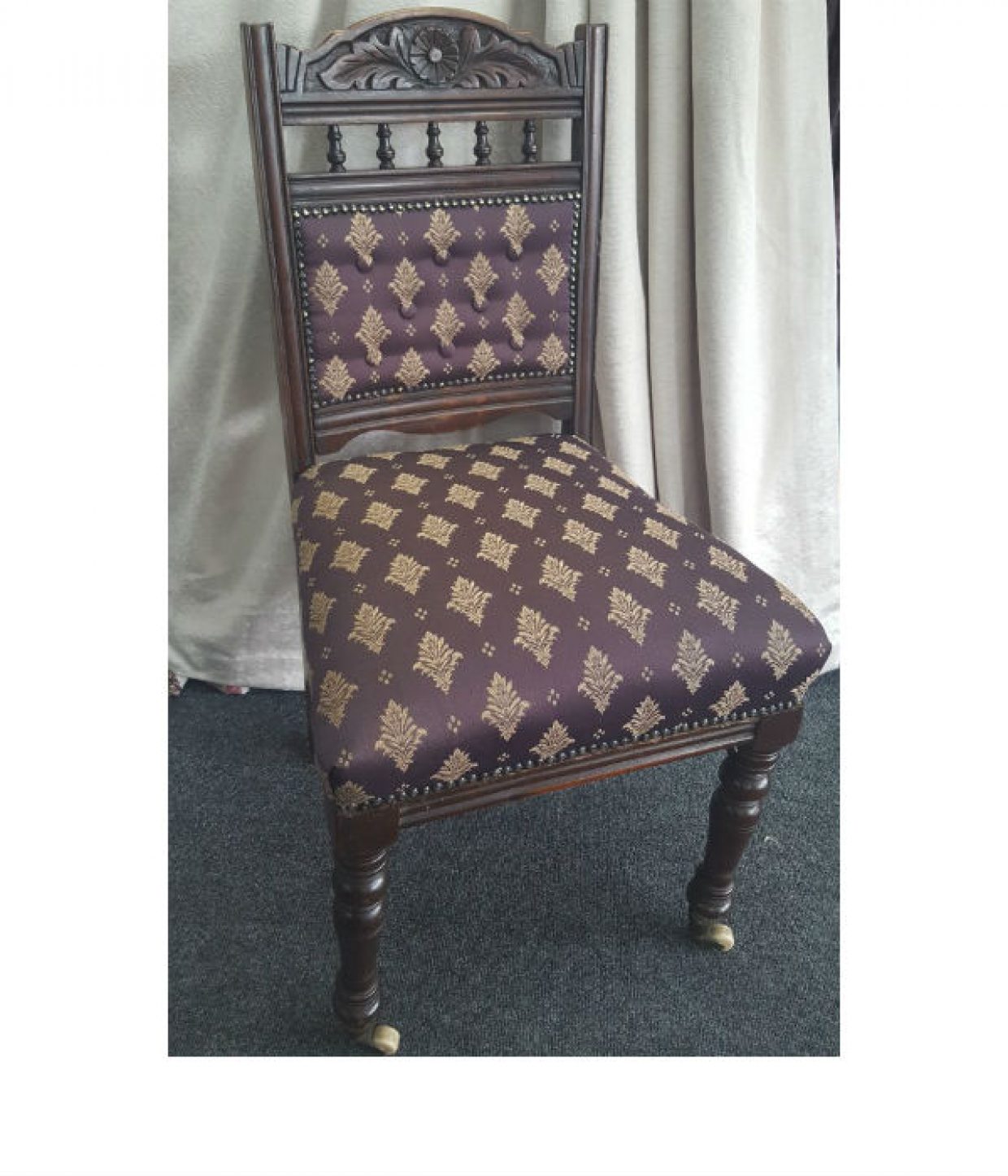Antique Chair Reupholstery project