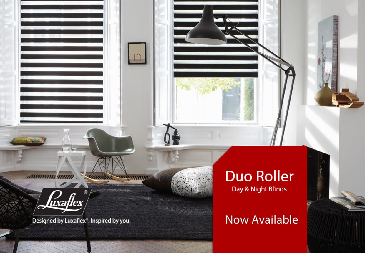 Blinds, custom roman blinds, Duo blinds and more