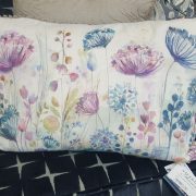 Voyage meadow white cushion