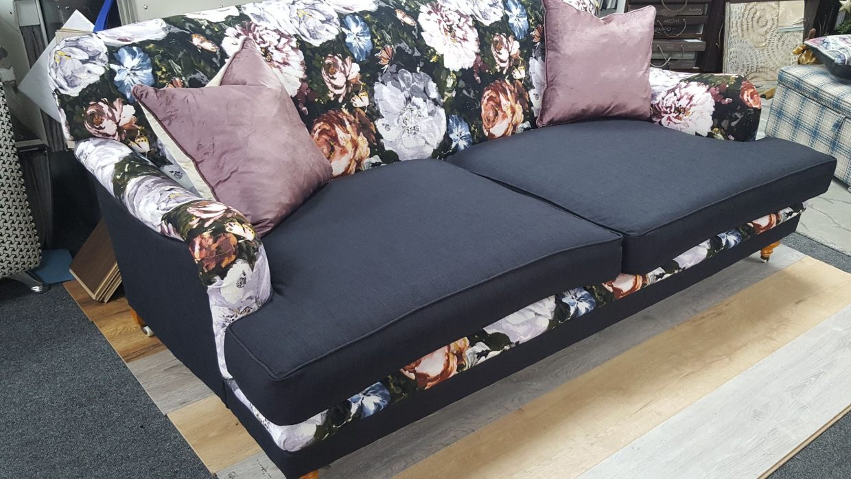 Foral sofa make-over