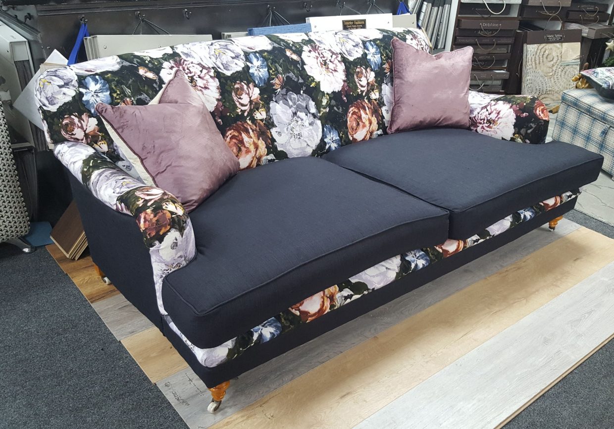 Foral sofa make-over